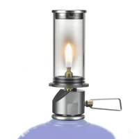 portable mini gas camping lantern camp equipment gas candle lights lamp for ourdoor tent hiking lighting equipment emergencies