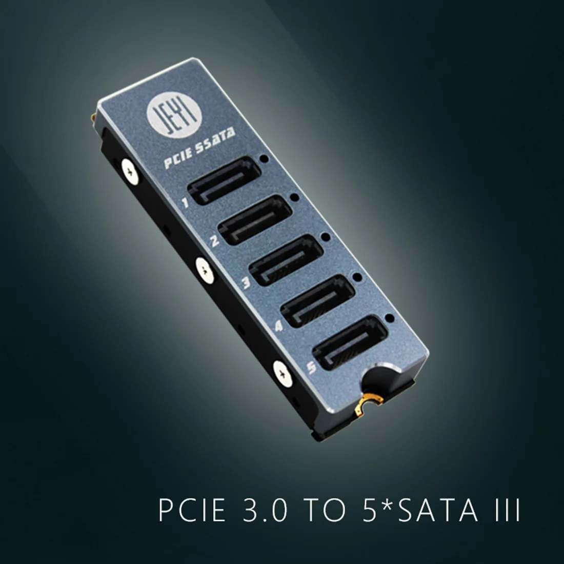 Карта памяти JEYI SATA Disk Array JMS585 Slim 5 портов SATA3 для M. 2 Nvme PCI E 3 0 к 16G радиатор охлаждения