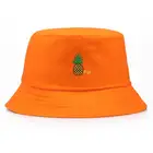 Панама унисекс в стиле хип-хоп, пляжная шляпа с принтом ананаса, оранжевого цвета, с фруктами, для мужчин и женщин, лето, 2019