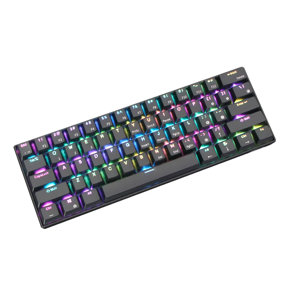 

Bluetooth-клавиатура RK61 с RGB-подсветкой и эффектом свечения
