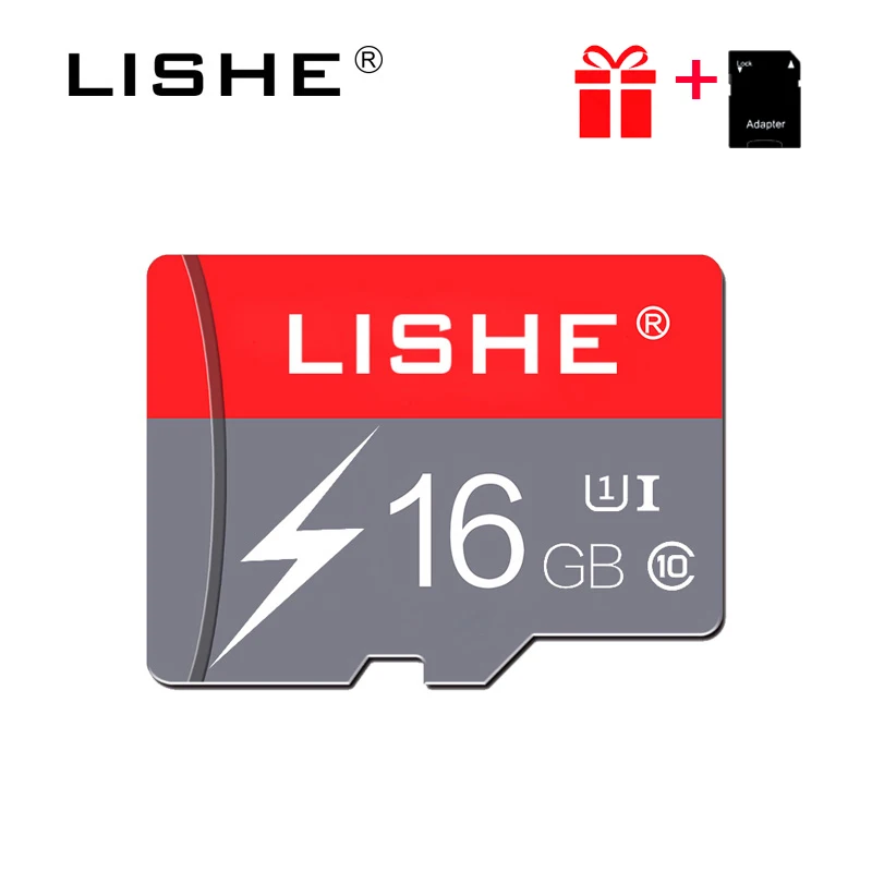 16GB Class 10 Micro SD TF карта 4 ГБ 8 ГБ 16 ГБ 32 ГБ 64 ГБ 128 Гб класс 10 Флэш-память Microsd карта 8 16 32 64 128 ГБ для смартфона адаптер - Емкость: 16GB Class 10