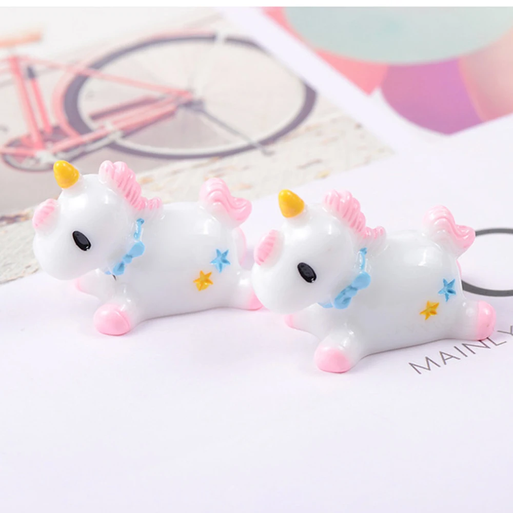 5 шт./партия креативные детские игрушки смола единорог глина Популярные Diy