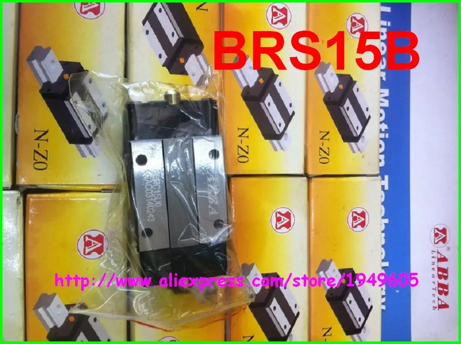 1 шт. оригинальные линейные подшипники Taiwan ABBA BRS15B блок слайдера BRC15U0 квадратные