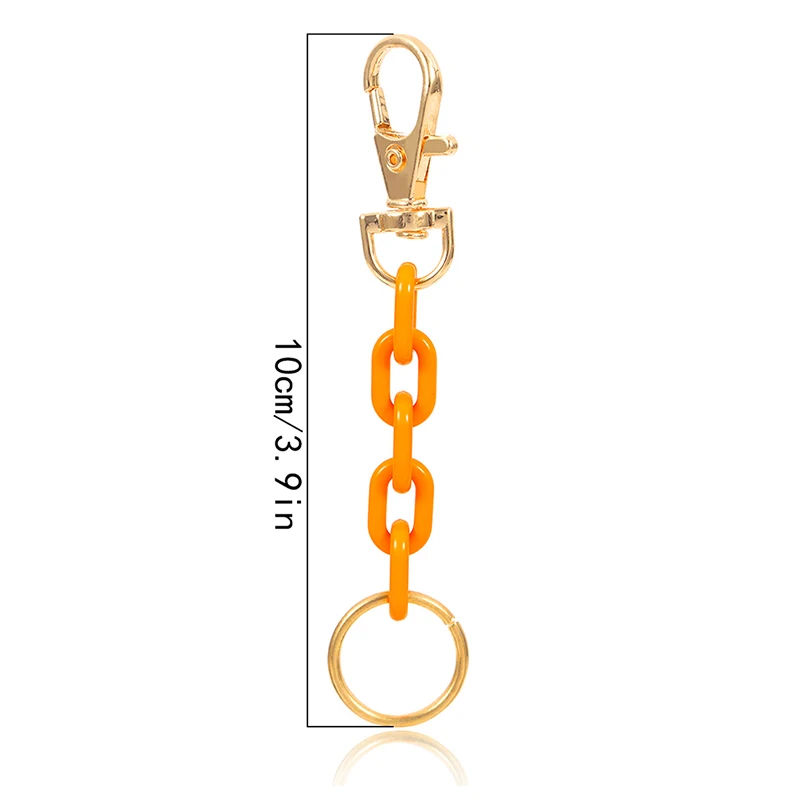 

Fashion Rainbow Punk Pants Chain Hip Hop Street Acrylic Trousers Chain Trousers Hipster Keychain For Men Women Jewelry Gift