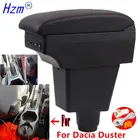Подлокотник для Dacia Duster, подлокотник для Renault Duster, подлокотник для автомобиля, интерьер с USB, светодиодная центральная консоль, подлокотник для хранения