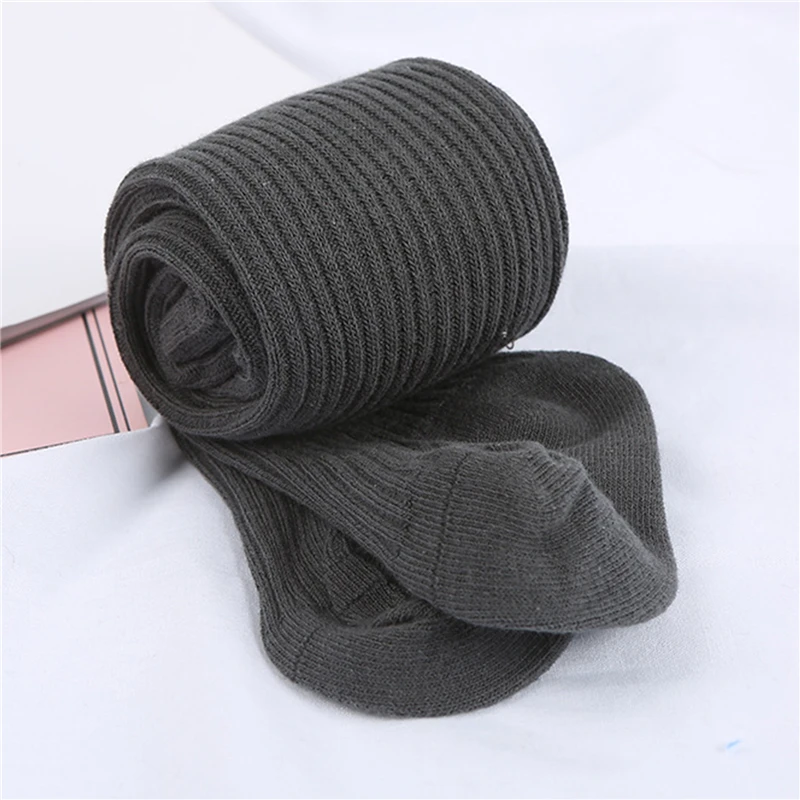 

Autumn New Children Tights Girls Knitted Warm Pantyhose Solid Candy Color Stockings Spring Breathable Collant Tights