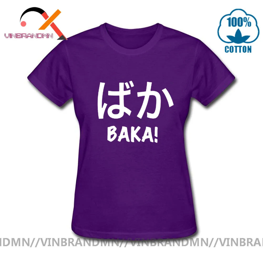Аниме Otaku Baka Футболка мужская женская японская Kanji Slang футболка унисекс забавный