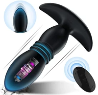 anal vibrator telescopic wireless remote control dildo butt plug sex toy for women prostate massager waterproof stimulator