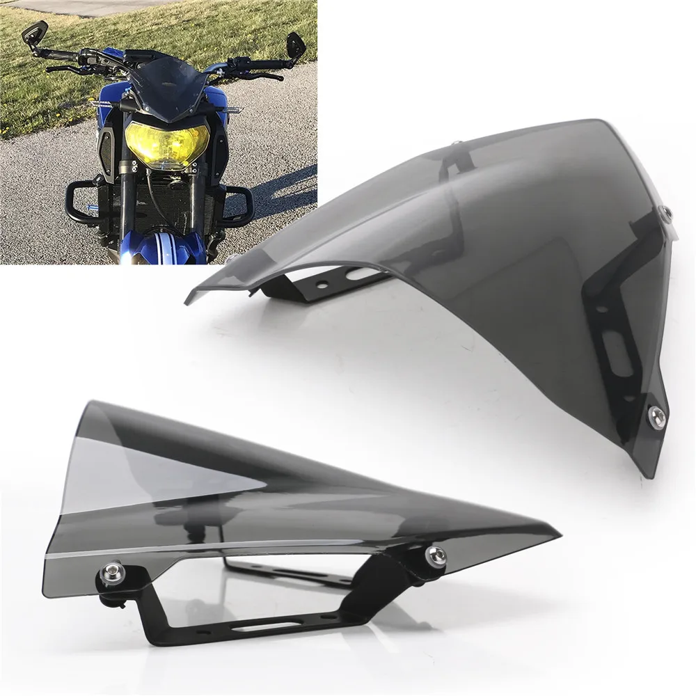 Ветровое стекло для YAMAHA MT 07 FZ 2018 2019 2020 Запчасти мотоциклов|Козырьки от ветра и