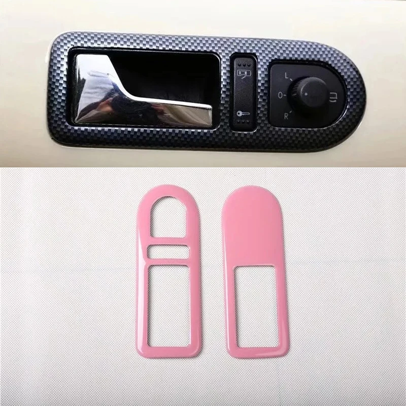 

Fit For Volkswagen Beetle 2008 2PCS Pink Color ABS Car Door Handle Bowl Protector Cover Trim Moldings Car Styling
