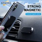 Магнитный автомобильный держатель KISSCASE для телефона iPhone 7, Samsung a50, настенный металлический магнитный автомобильный держатель GPS для Xiaomi 9t, Huawei p20 lite
