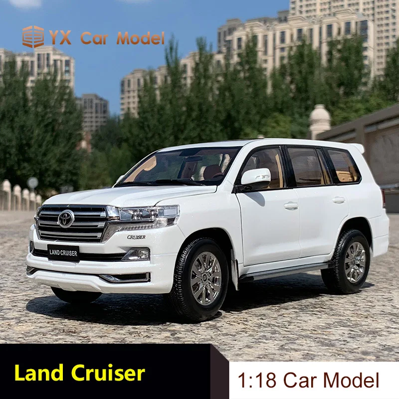 

Kengfei car model is suitable for Toyota Cruiser LC200 off-road vehicle alloy simulation 1:18 car model collection