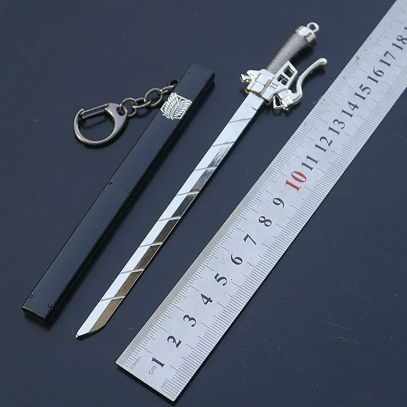 Обувь для косплея по аниме атака на Титанов брелок в виде меча (Shingeki no Kyojin) игрушка