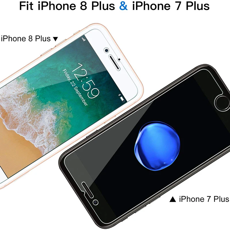 2/5 шт защитное закаленное стекло для iphone 7 5 5s 5se 6 6s 8 plus X Xs Max XR полное Экран протектор Закаленное стекло пленка