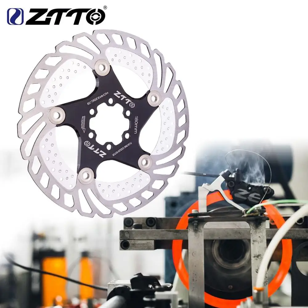 ZTTO MTB DH велосипед дисковый тормоз охлаждающий плавающий ротор 203 мм 180 160 140 6 болтов