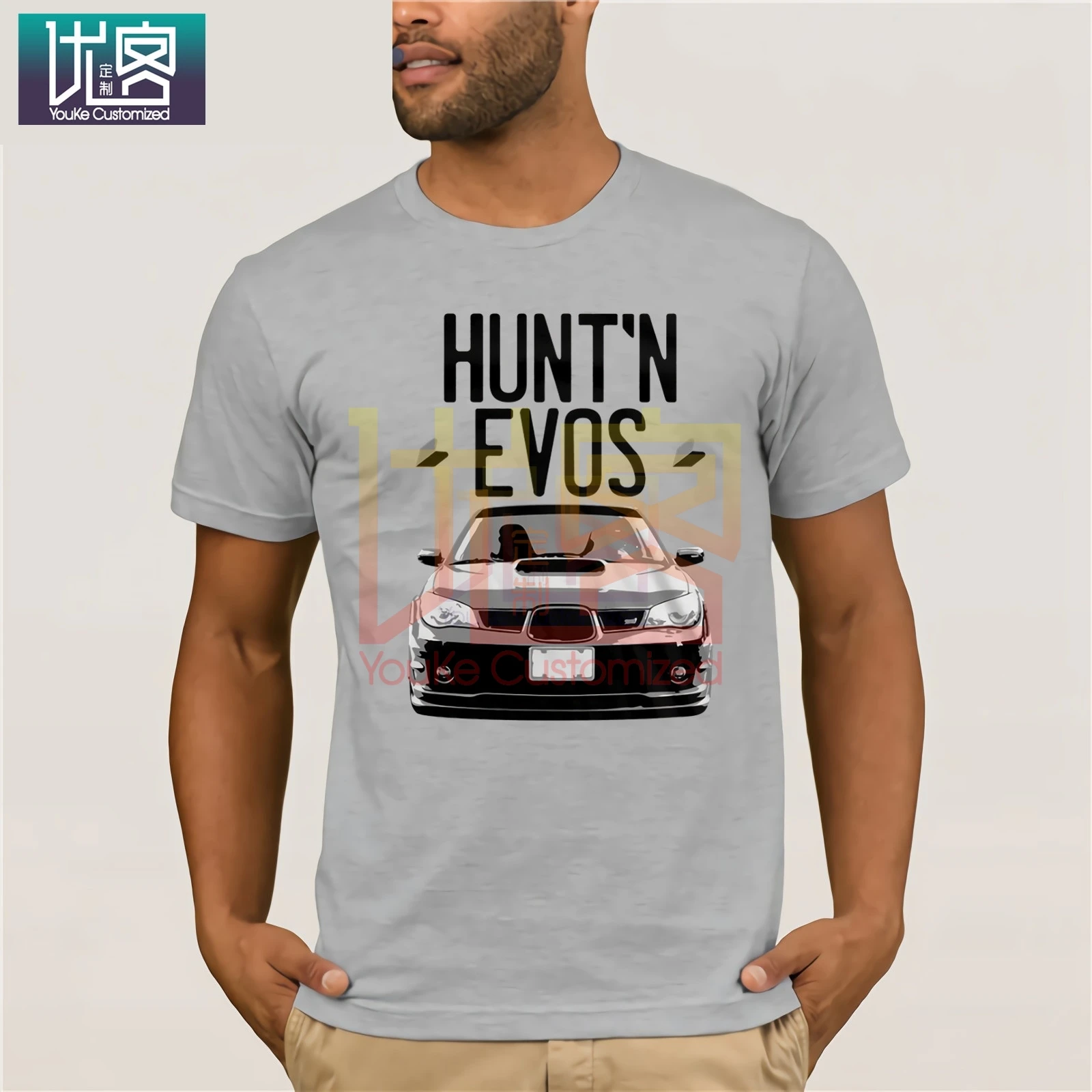 Мужская футболка 2020 новейшая японская Классическая Автомобильная Impreza Hunt 'n Evo с