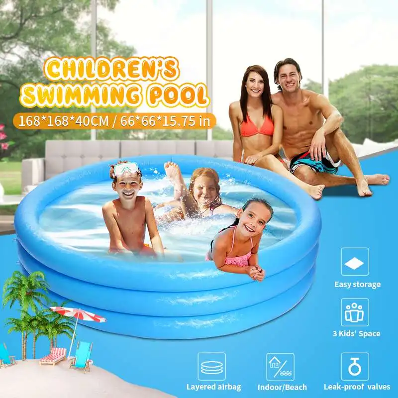 

168X168X40CM Summer Swimming Pool Clip Net Thick Super Pad Pool Home Inflatable Bathtub Kids Bath Tub for Children Toys