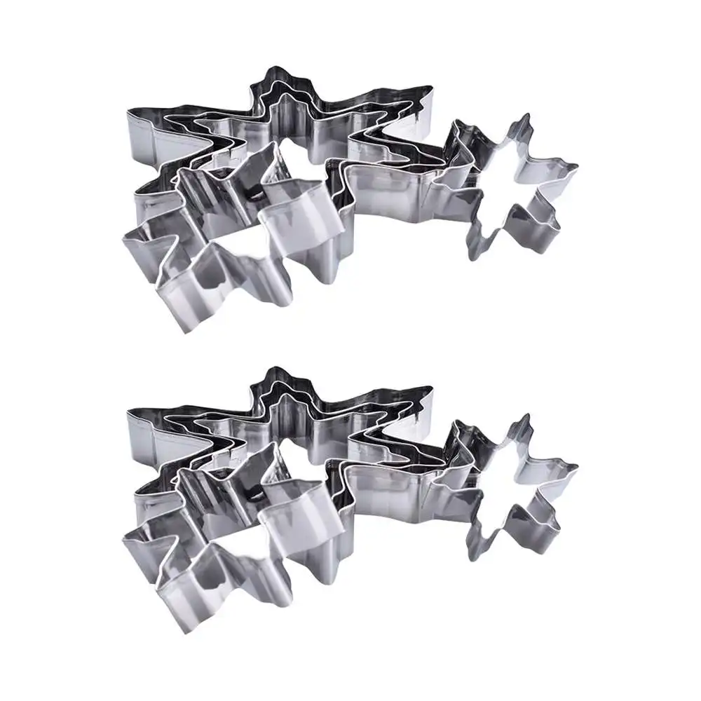 Нержавеющая форма для печенья Снежинка Рождественская серия печенье фондан