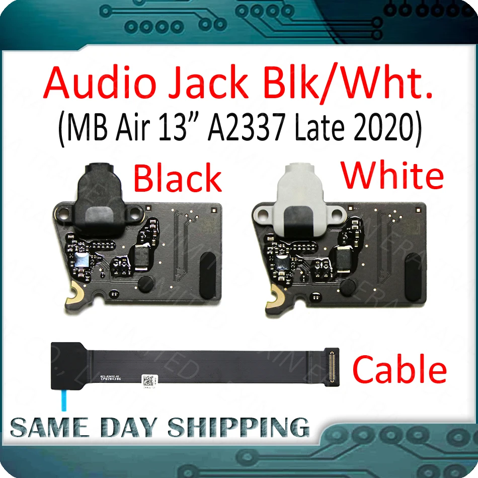 Новая плата аудиоразъема A2337 с гибким кабелем для Macbook Air Retina 13 " разъема