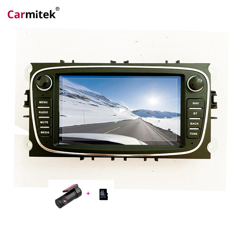 Автомобильный dvd-плеер на основе Android 2 Din радио gps Navi для Ford Focus Mondeo Kuga C-MAX S-MAX Galaxy Аудио Стерео головное устройство