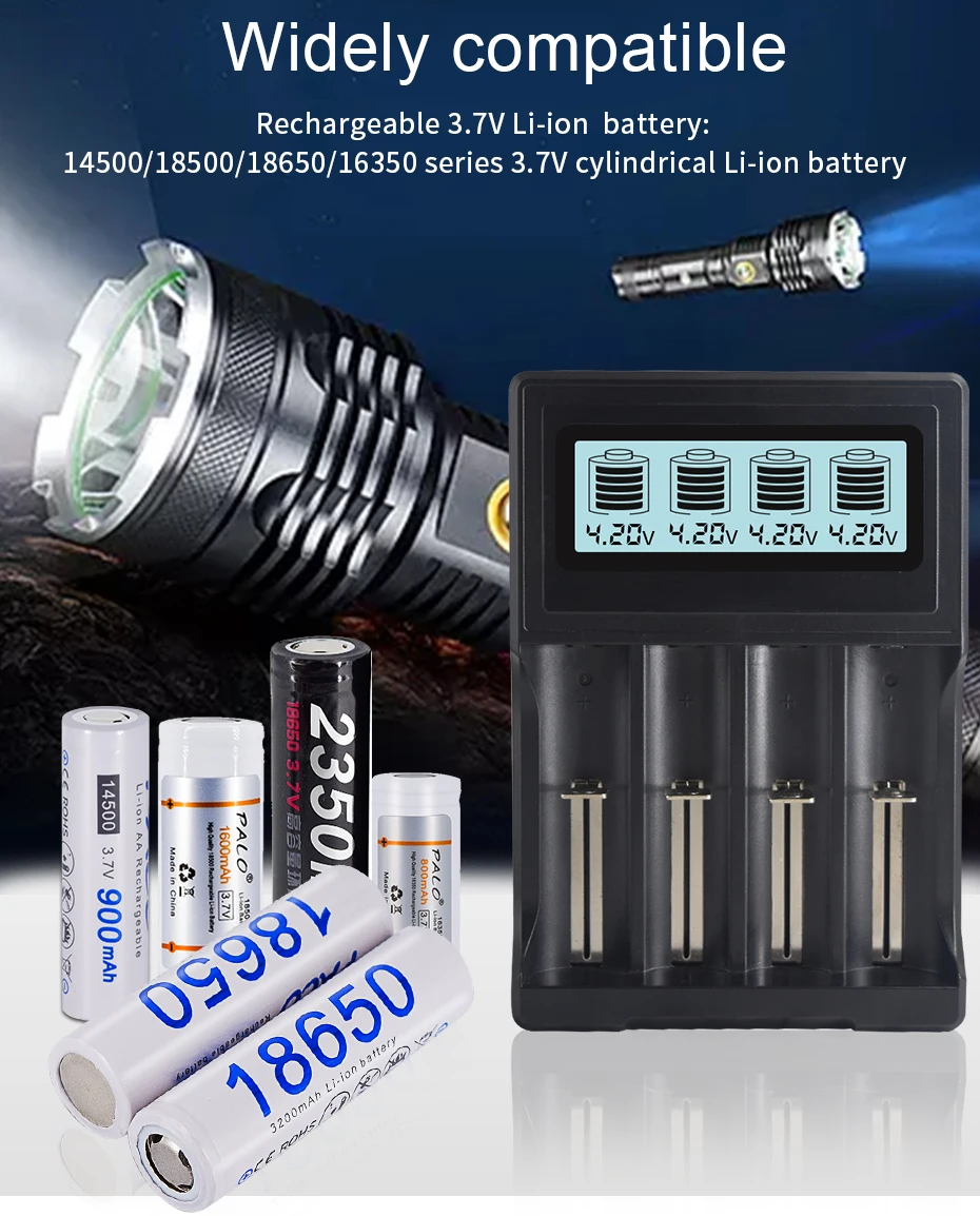 18650 Батарея 3,7 V 3200mAh литий-ионная аккумуляторная батарея для светодиодной вспышки светильник батарея 18650 батарея+ USB зарядное устройство для 18650