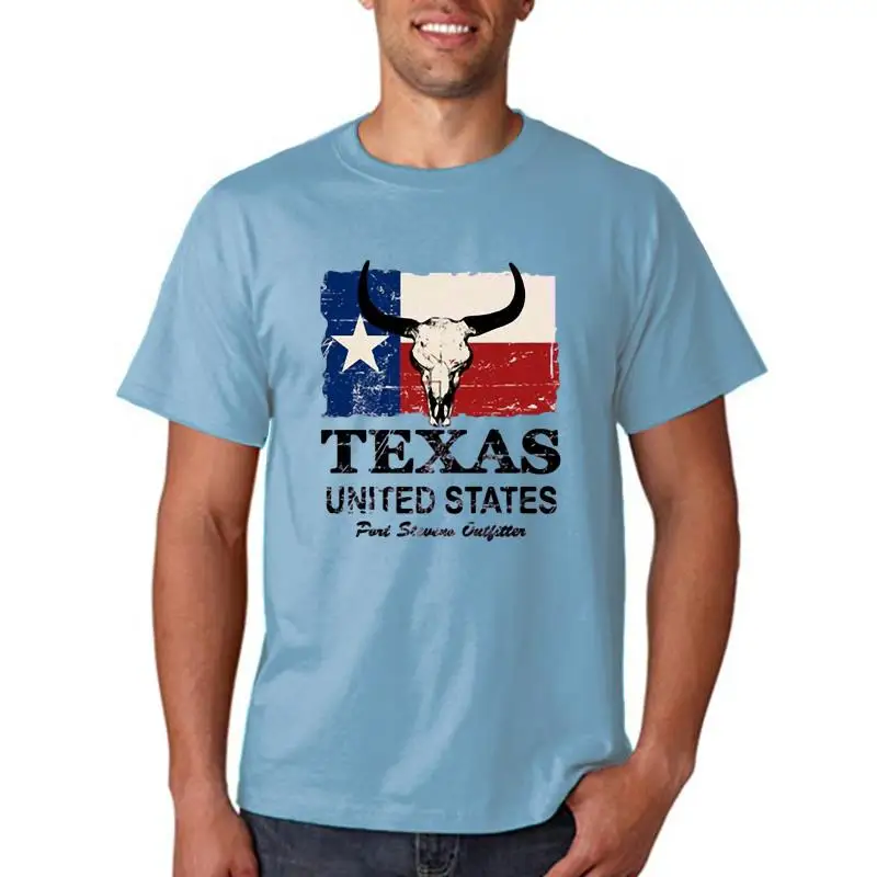

Cheap hot sale Wholesale Basic Retro Short Sleeve cotton USA America Texas Flag Men t shirt Vintage O-neck t-shirts