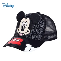 disney cartoon mickey childrens cap cute ear embroidery breathable sun hat kids boys and girls baseball caps 3 8 years old