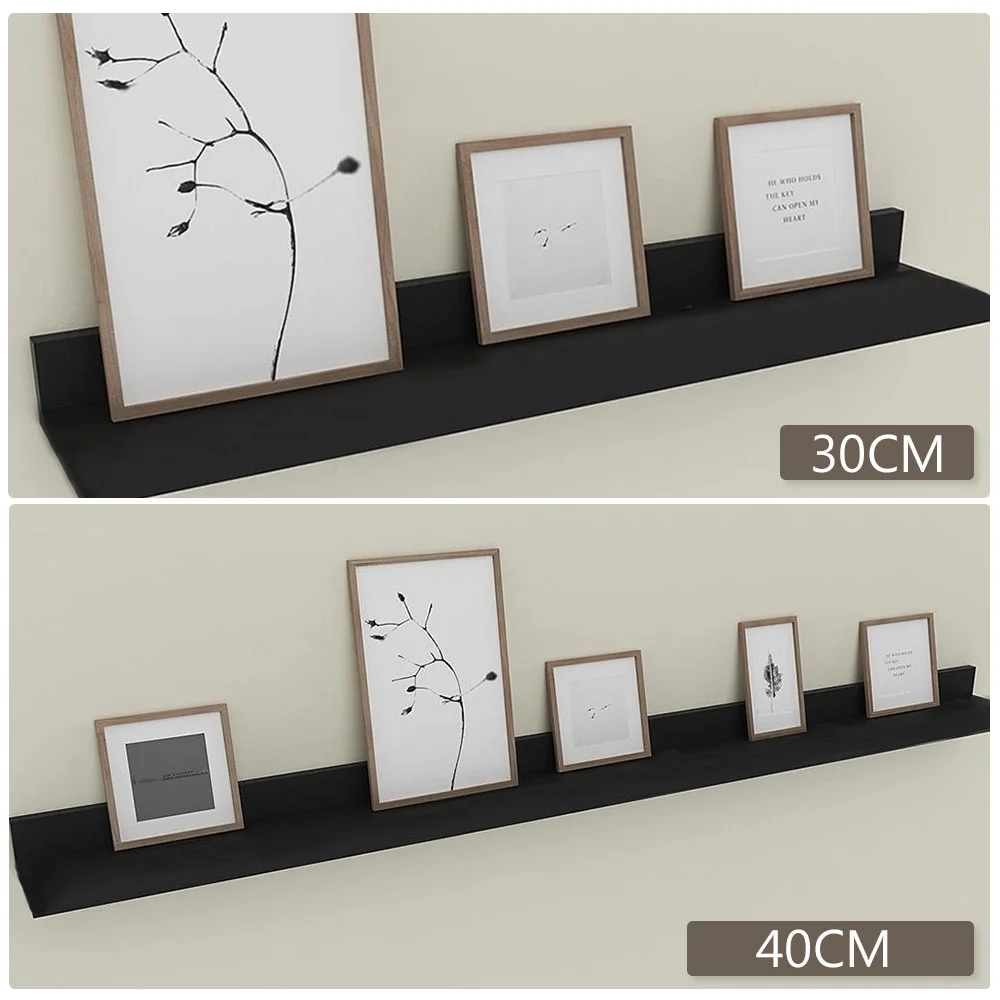 Стеллаж для хранения 30/40 см алюминиевая настенная полка ванной кухни спальни