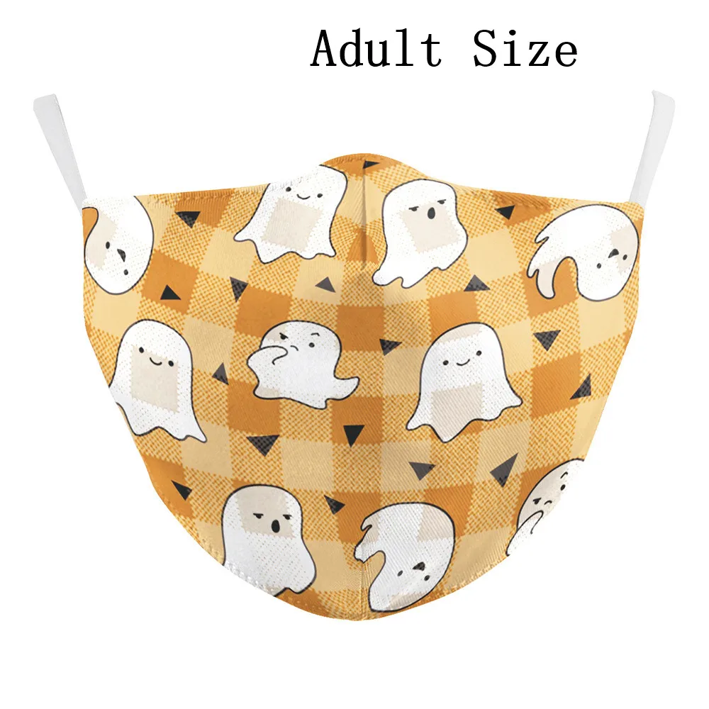 Маска для лица забавная черная гримаса Призрак Скелет маска на половину