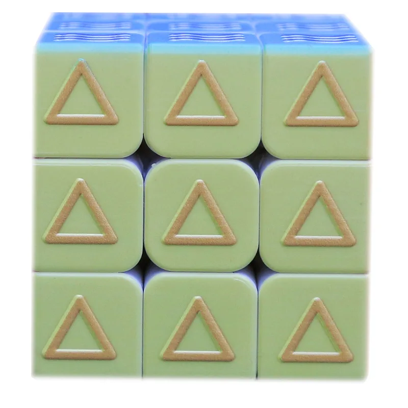 3x3x3 3D взрослых Скорость твист трехмерной с тиснением и изображением судоку, Магический кубик, математика Развивающая игра слепых Брайля игрушка