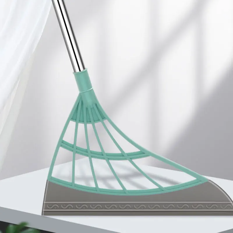 

Magic Wiper Broom Squeeze Silicone Mop Dry the Floor and Remove Dirt Pet Hair Non-Stick Windows Scraper Sweeping Kitchen Tools