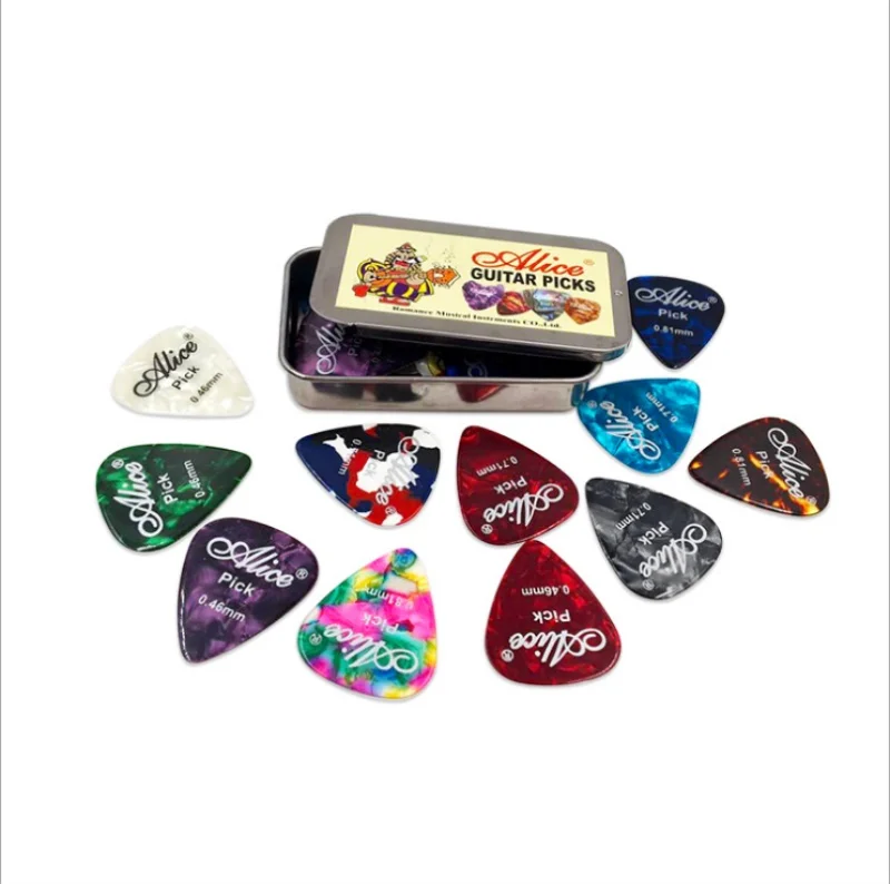 12 шт. Металлический Чехол-футляр для акустической электрогитары Alice | Спорт и