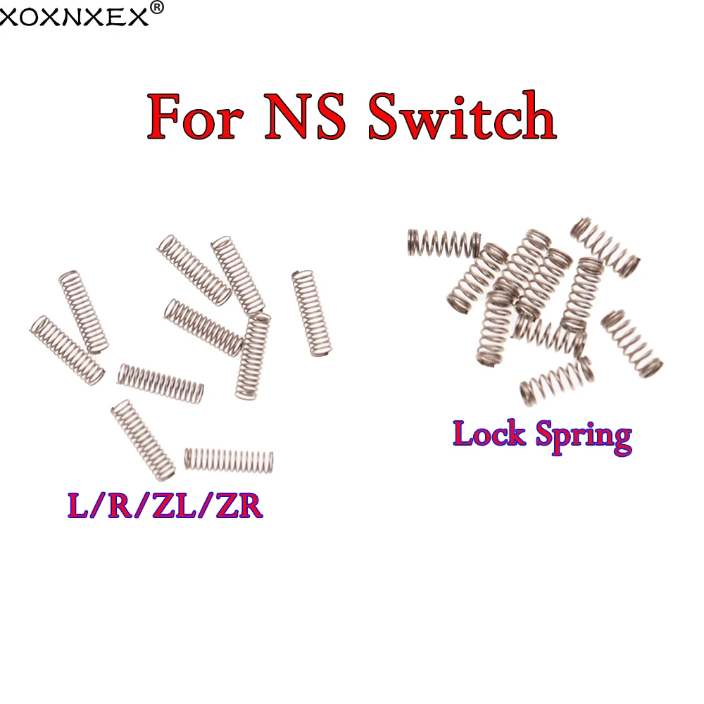 

400 шт. Левая Правая пружина кнопки LR ZL ZR для контроллера Nintendo Switch NS Joy-Con, запасная деталь
