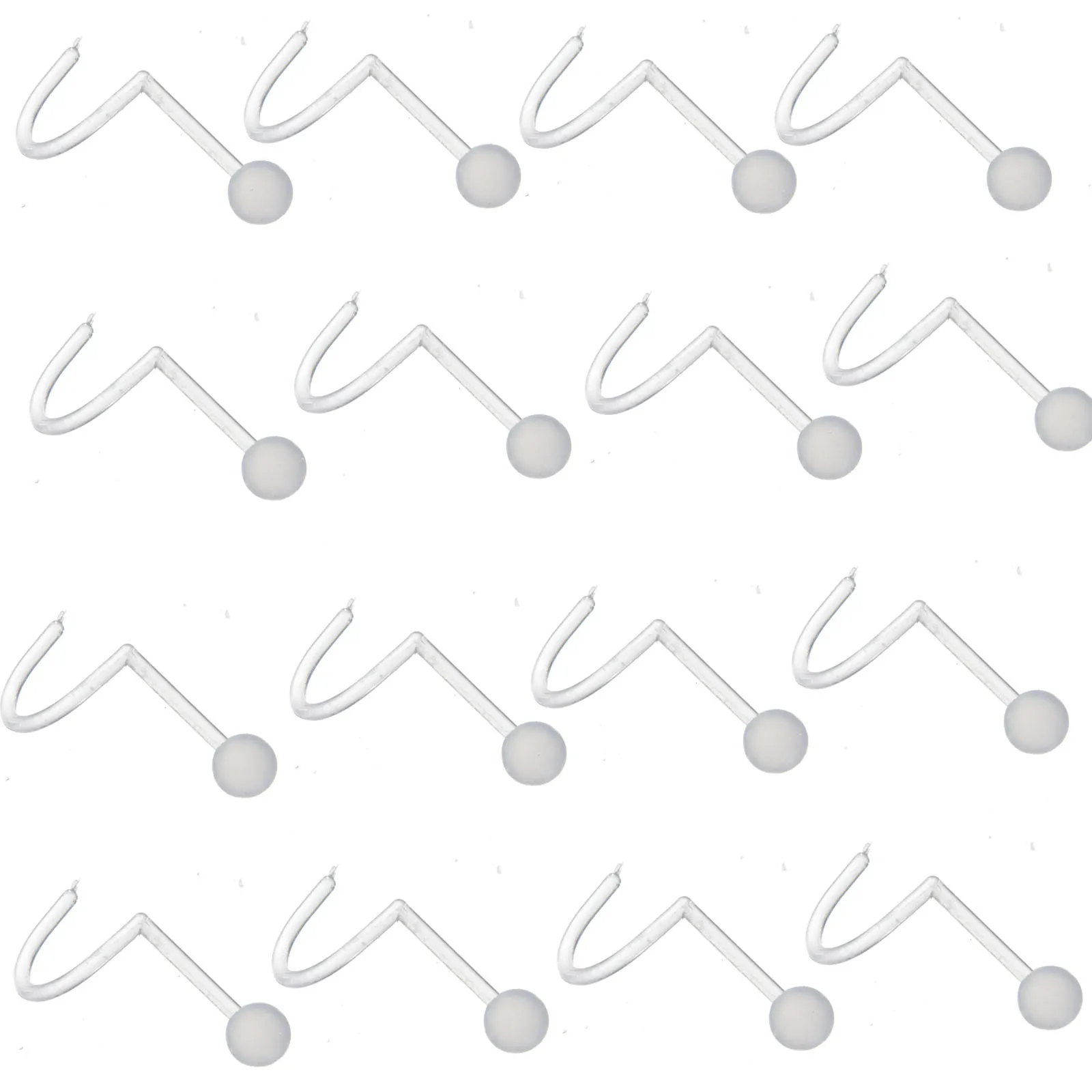 Пистолет 10 шт. акриловые бусины в стиле панк для пирсинга носа украшения губ