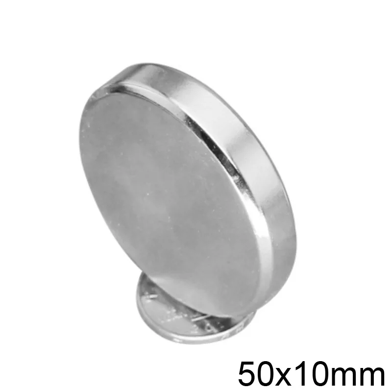 Супермощный Магнитный Постоянный неодимовый магнит 50x10 мм 1/2/3 шт. большой круглый