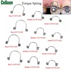 10 шт.пакет корректор, Стоматологическая Ортодонтическая Одиночная Противоударная пружина для зубов из нержавеющей стали, малый, средний, большой квадратный свод