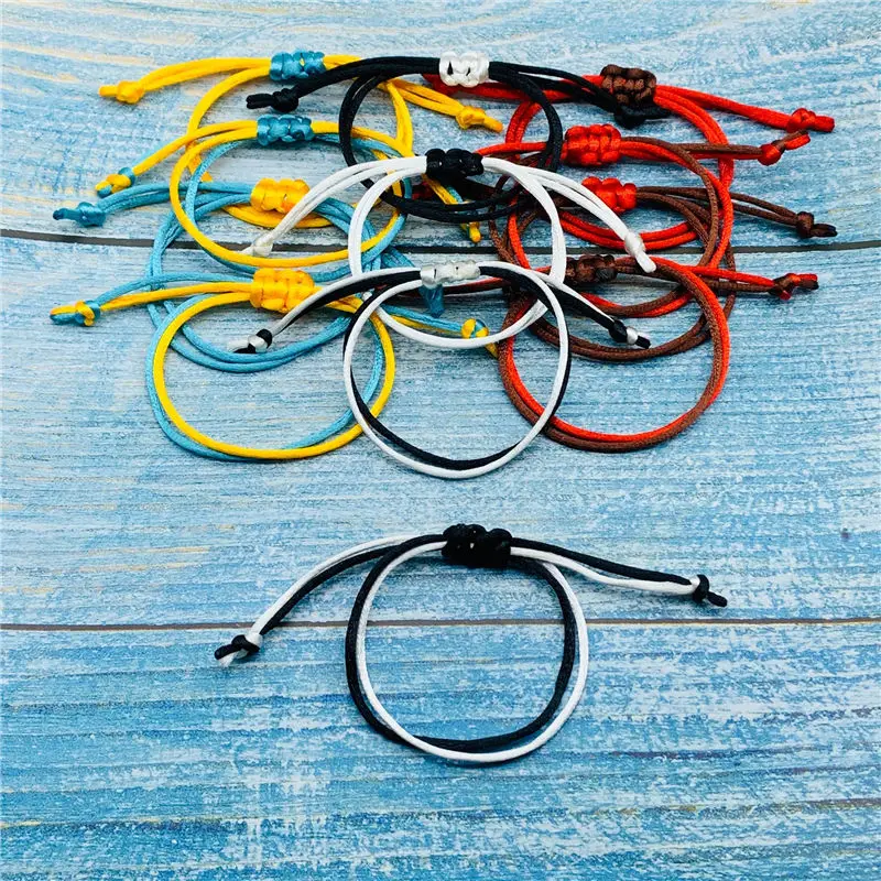 Браслет цепочка для женщин и мужчин простой Регулируемый браслет ручной