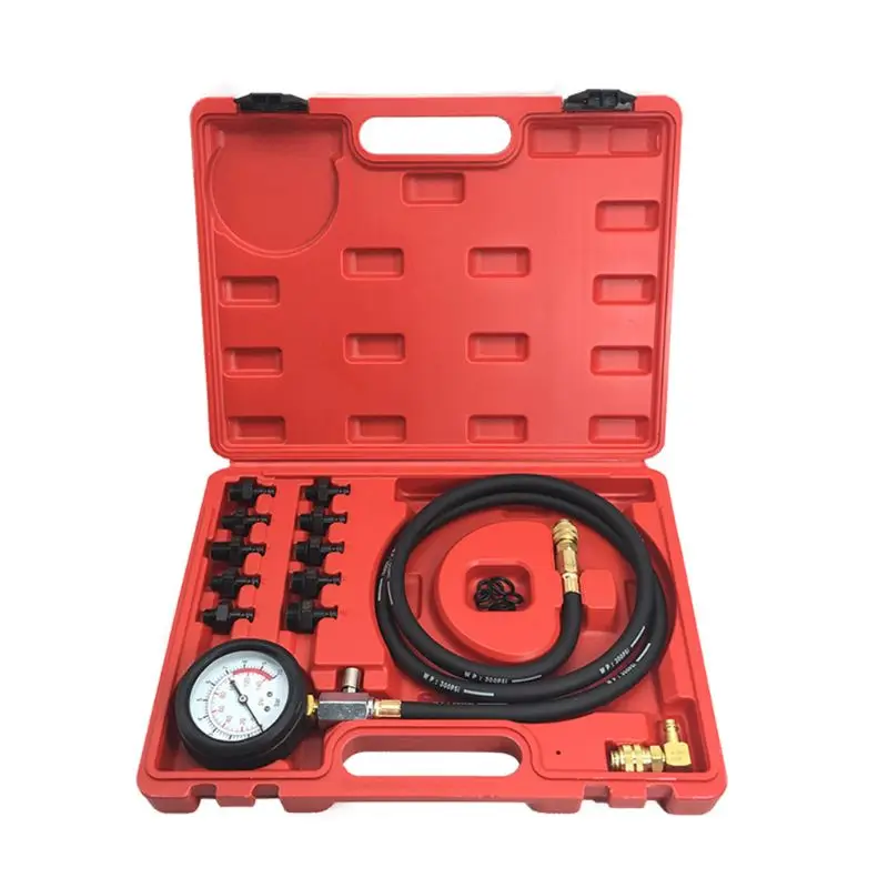 

Engine Oil Pressure Test Kit Gauge Diagnostic Tester Dectector Tool Set 0-140PSI Car Maintenance Accessories C45