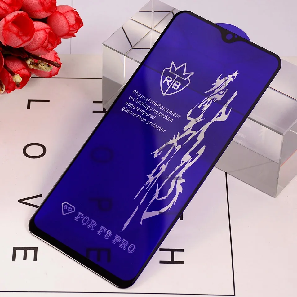 6D закаленное стекло для OPPO K5 Realme X2 pro ACE Reno 2 2Z XT Q 5 pro 3 X R19 F11 pro Защита экрана для OPPO A9 A5