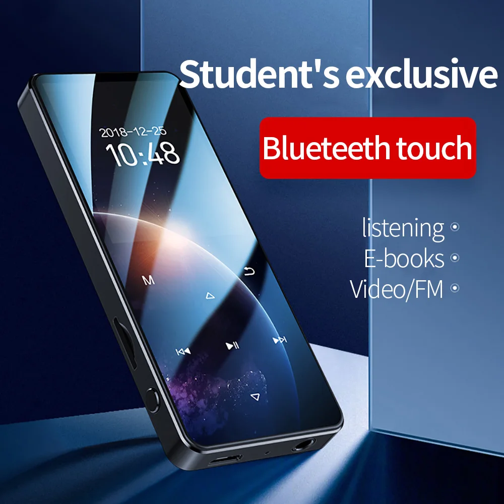 Bluetooth 5 0 Lossless MP4 плеер Регистраторы музыкальный 2020 16GB Hi Fi Портативный аудио Walkman с FM