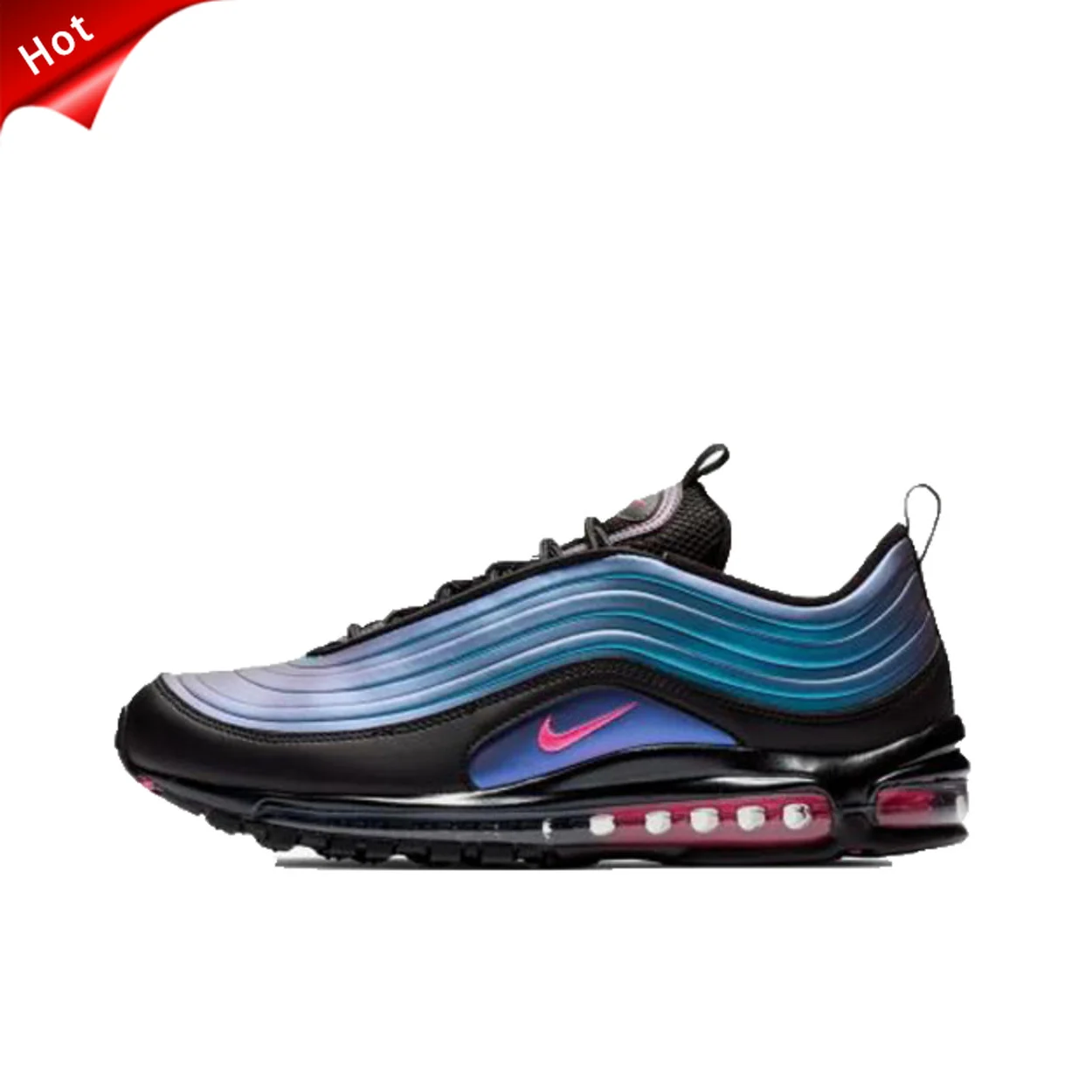 Мужские кроссовки для бега от Nike Air Max 97 удобные Светоотражающие спортивные с