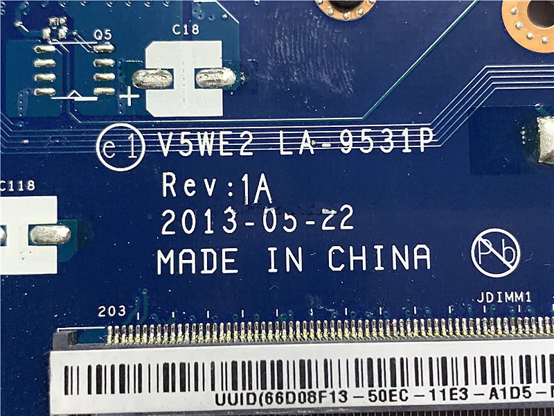 Для Acer aspire E1-572 материнская плата для ноутбука I5-4200U процессор DDR3L HD8670M видеокарта