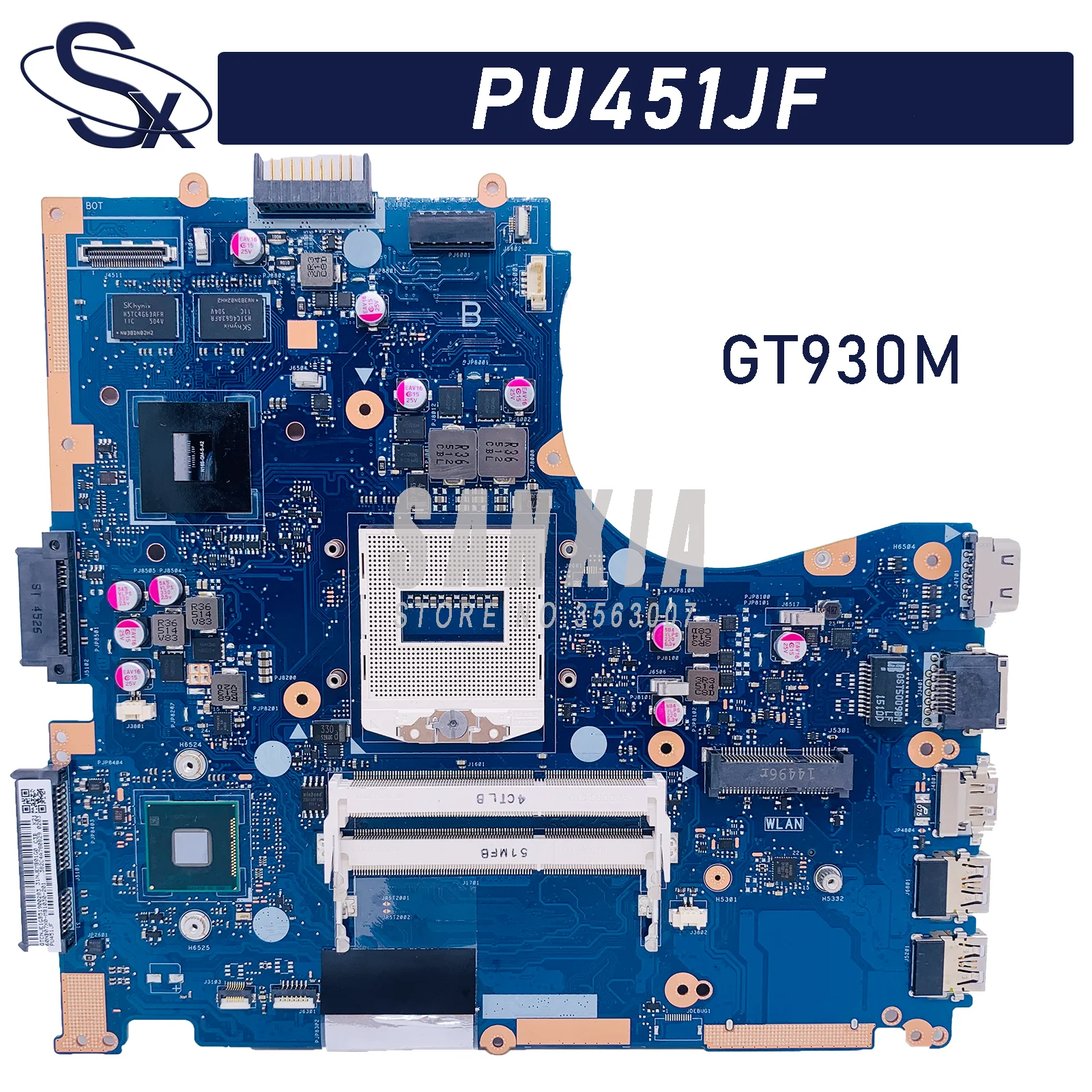 

KEFU DANJEBMB6C0 Laptop motherboard for ASUS PU451JF PU451J original mainboard HM86 GT930M