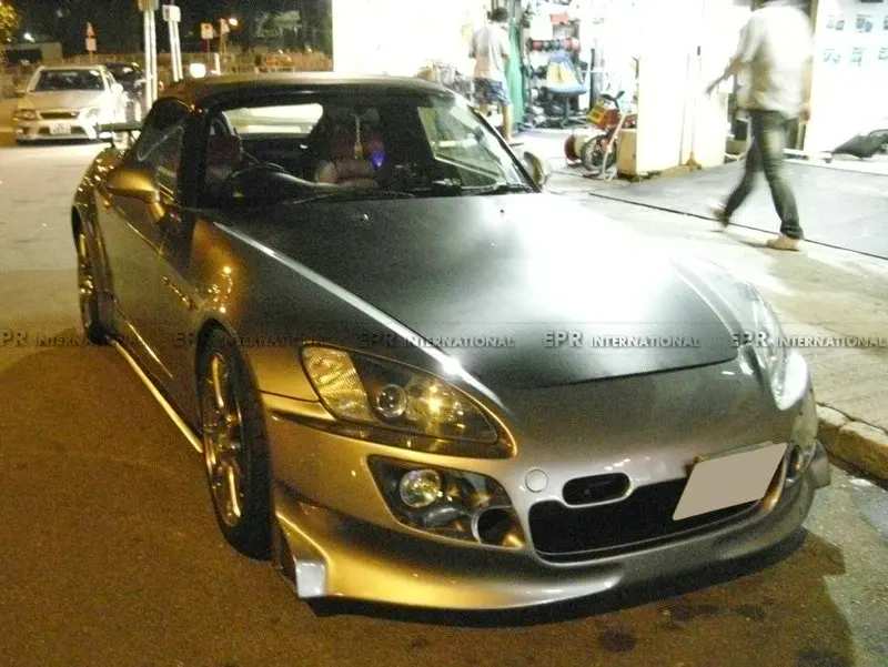 FRP передний бампер для Honda S2000 AP1 AP2 SP стиль широкий корпус стекловолокно передний бампер(без противотуманный светильник) обшивка кузова