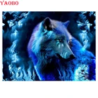 Картина Стразы в виде животных, алмазная вышивка, мозаика-пазл для абстрактного искусства, домашний декор
