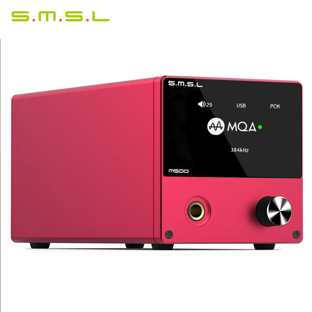 Декодер для наушников SMSL M500 усилитель MQA ES9038PRO ES9311 XMOS 32 бит 768 кГц DSD512 Hi Res аудио USB DAC