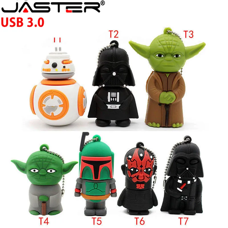 JASTER 3,0 usb флеш-накопитель Звездные войны 4 ГБ/8 ГБ/16 ГБ/32 ГБ Звездные войны Темный Дарт Вейдер йода Флешка карта памяти u диск