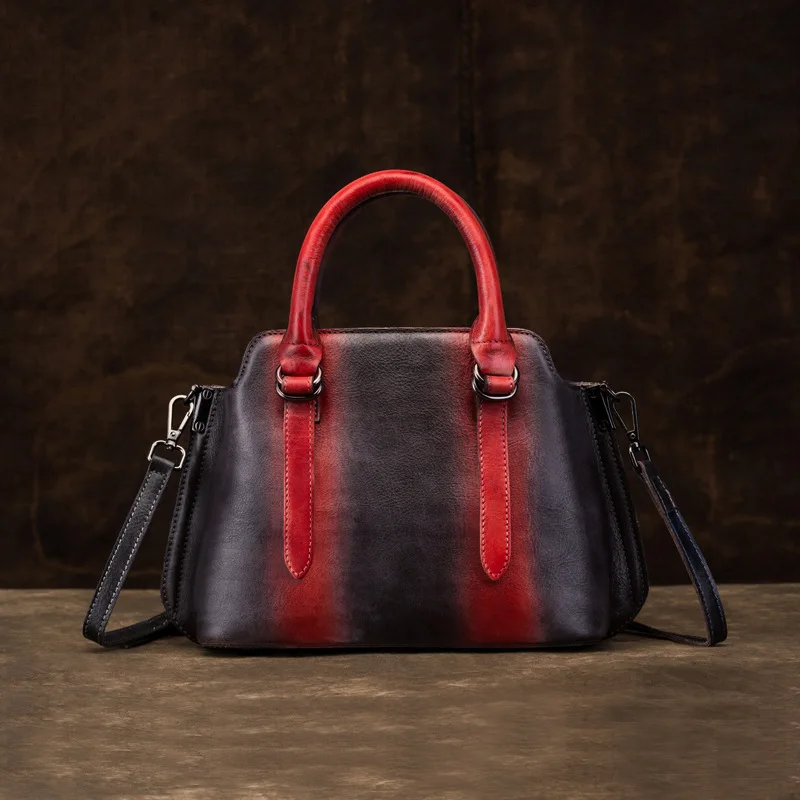 Новинка 2021 Женская Ретро сумка на одно плечо Диагональная Сумка ручная работа