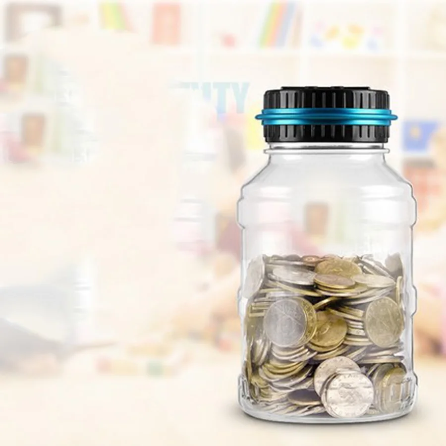 Креативная безопасная копилка для денег электронная цифровая Безопасная