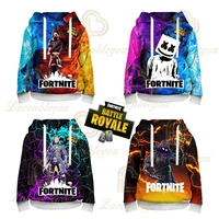 fortnite 3d hoodie battle royale victory cartoon tops baby 8 to 19 years kids sweatshirt shooter game hero boys girls clothes